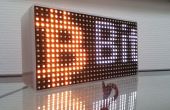 Blättern Sie eine Nachricht auf einer LED-Matrix