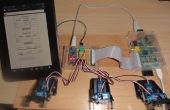 Himbeer Webserver senden Daten abrufen an Arduino Nano 6 Servos fahren