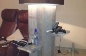 Indoor/Outdoor-Lampe mit Beistelltisch aus Holz Kai