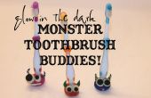 Glühen Sie in den dunklen Monster Zahnbürste Halter Buddies! 