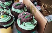 St. Patricks Day Mint Chocolate Cupcakes