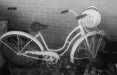 DIY Repurposed Vintage Schwinn Fahrrad Blume Anzeige