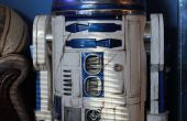 R2D2 wie Schlacht beschädigten R2 und fügen Sie kostengünstige audio n led-leuchten