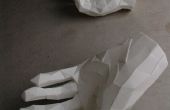 "Taliban Hands" Skulpturen aus Wellpappe Kunststoff von MOH extrahiert 3D-Daten