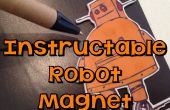 Kleben mit E6000 - Instructable Roboter Magnet