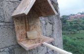 Einfache Fütterung Haus Vogel