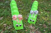 Sommer Basteln für Kinder: Egg Carton Caterpillar