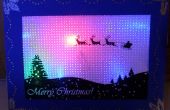LED Hintergrundbeleuchtung Pin-Loch Holiday Card