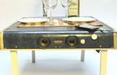 Koffer-Picknick-Tisch und Lautsprecher-System