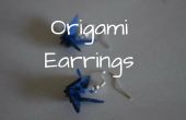 DIY Origami Kranich Ohrringe