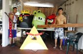 Papiermache Angry Birds Kostüm! 