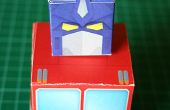 Transformers Optimus Prime Papierspielzeug