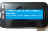 Sanierung/Restaurierung eines alten Smartphones