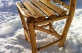 Bauen Sie sich einen rustikale Holz Stuhl