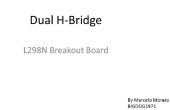 Dual H-Brücke - L298-Breakout-Board - hausgemachte