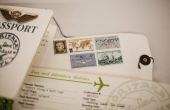 Flugzeug Ticket Einladungen, Passport-Programme und Gepäckanhänger Escort Karten