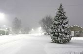 "Lebensgefahr" Schnee Sturm, die Auswirkungen auf das tägliche Leben in USA