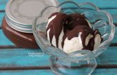 Hausgemachte Schokoladenhülle Eis Topping! 