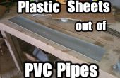 Kunststoff-Folie aus PVC-Rohren