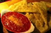 Fladenbrot Vorspeise w/gebratene Tomaten und Ziegenkäse (auch bekannt als leckere Vorspeise)