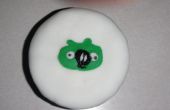 Angry Birds Schwein Gourmet vegane Schokolade Cupcake