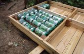 Bauen Sie einen Dock mit Heineken Fässer
