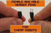 Weibliche und männliche Header Pins für billige Roboter