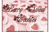Berry süßes Gebäck perfekt für den Valentinstag! 