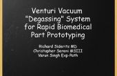 Venturi Unterdruck Entgasung Apparat für den Einsatz im Rapid Prototyping für biomedizinische Teil