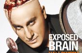 Gehirn - SFX Make-up Tutorial ausgesetzt