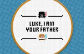 Star Wars - Luke, ich bin dein Vater - Cross Stitch Pattern - Free Download