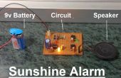 Sonnenschein Alarm mit LM555 und LM358