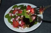 Erdbeer-Walnuss-Spinat-Salat