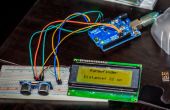 Arduino Ultraschall-Entfernungsmesser, mit I²C LCD-Display! 