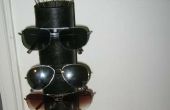 Wie erstelle ich eine Sonnenbrille/Schmuck Stand mit einem recycelten Karton Rohr