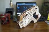 Laser schneiden M-6 Carnifex Gummiband Gun aus Mass Effect