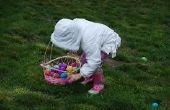 Glow in the Dark Easter Egg Hunt mit echten Eierschalen