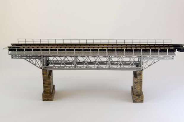 Bauen Ein Modell Im Massstab 1 160 N Von Einer Eisenbahnbrucke Truss Genstr Com