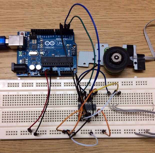 Run A Cdrom Brushless Motor Mit Arduino Schritt 2 Die Schaltung Machen Genstr Com