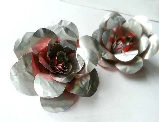 Diy Recycling Metall Rose Genstr Com