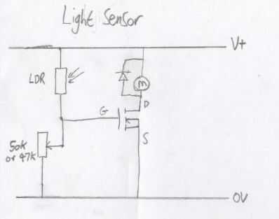 Sensor Schaltungen Mit Einem Mosfet Genstr Com