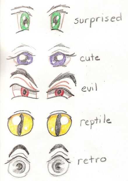 Manga Figuren Zeichnen Schritt 3 Manga Augen Genstr Com